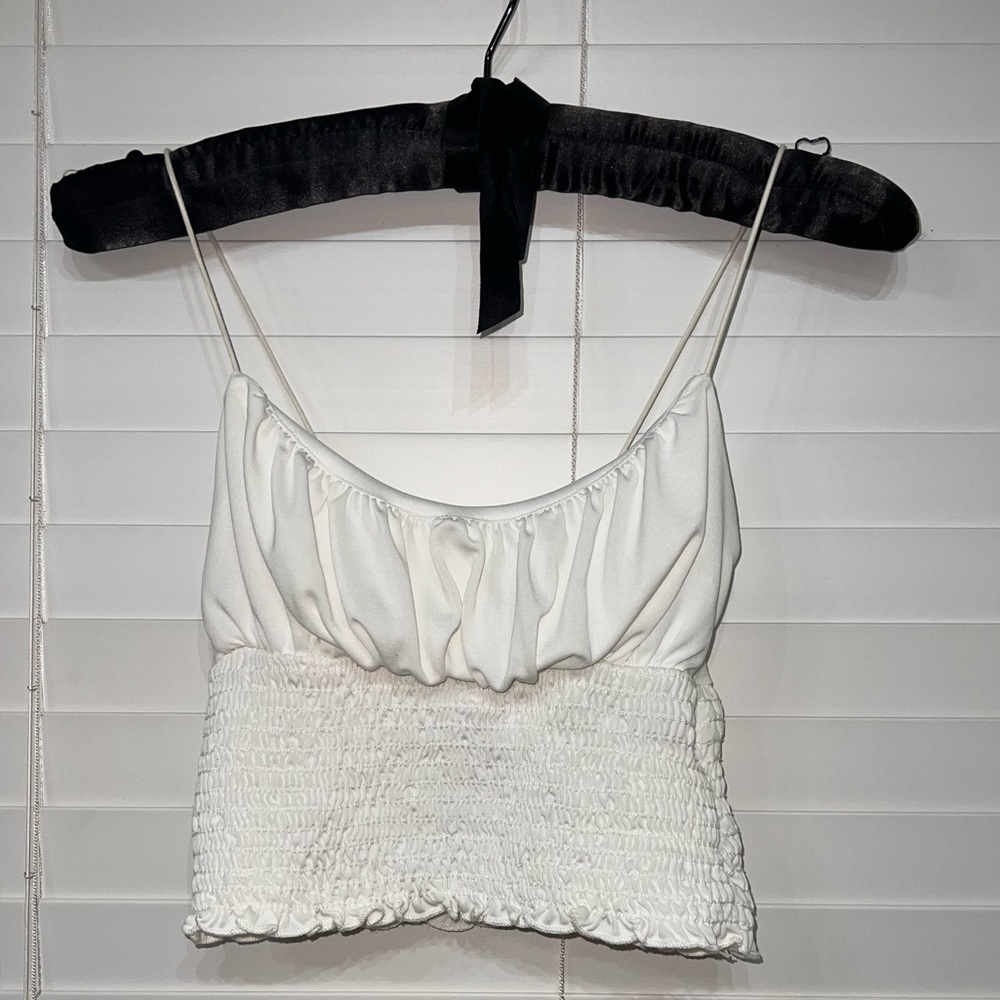 White Urban Outfitters Crop Tank